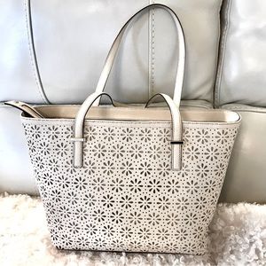 Kate spade White Beige all day large tote bag
